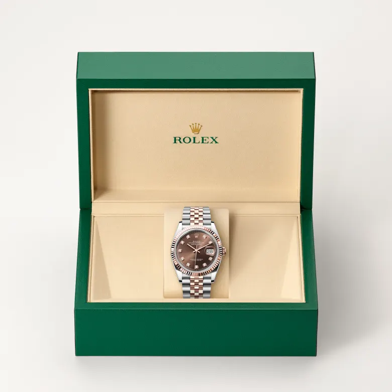 Rolex Datejust in Everose Rolesor - combination of Oystersteel and Everose gold, M126231-0053 - Verga 1947
