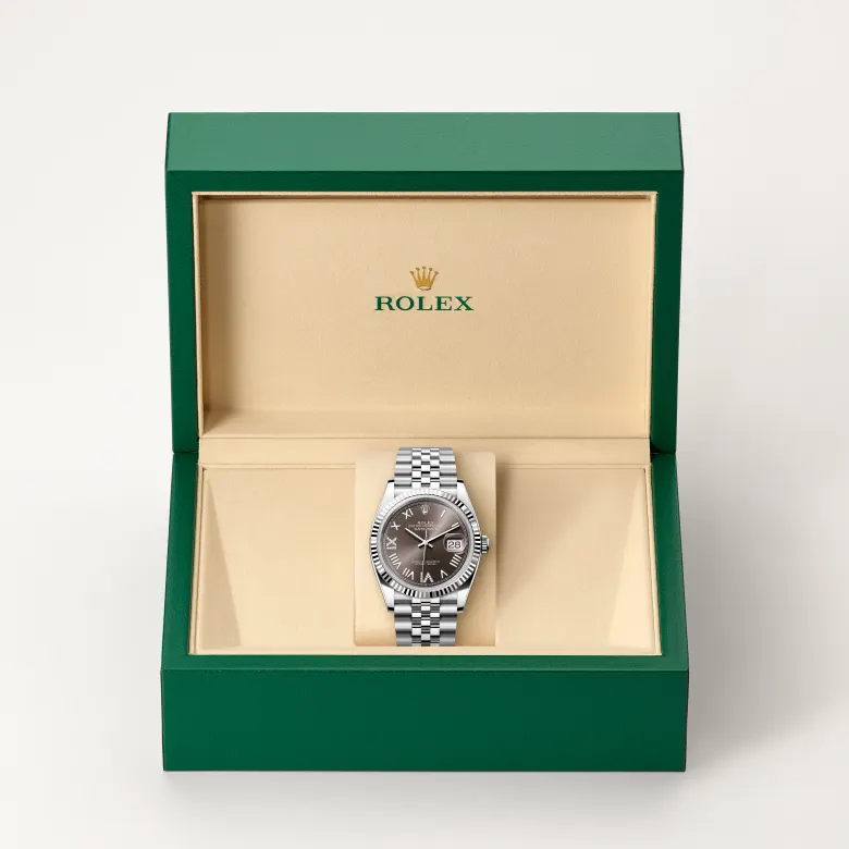 Rolex Datejust in White Rolesor - combination of Oystersteel and white gold, M126234-0071 - Verga 1947