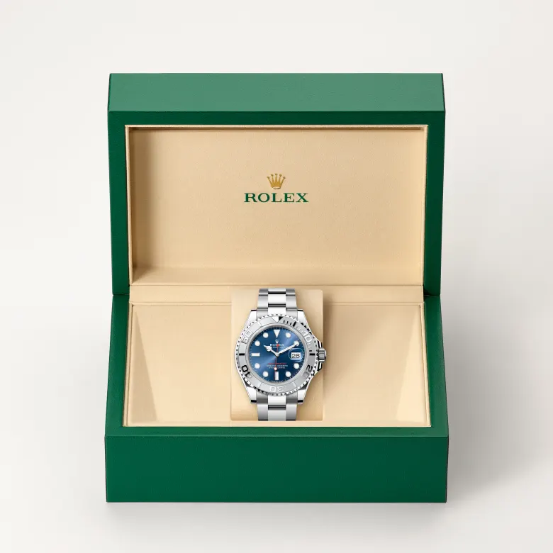 Rolex Yacht-Master in Rolesium (combinazione di acciaio Oystersteel e platino), M126622-0002 - Verga 1947