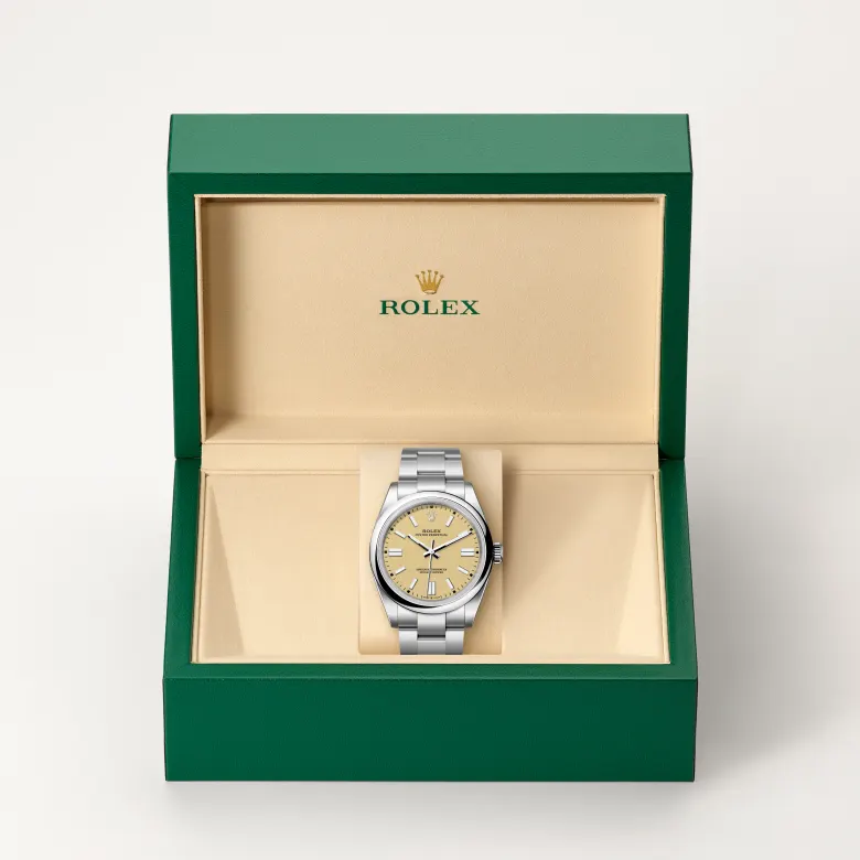 Rolex Oyster Perpetual in Oystersteel, M134300-0007 - Verga 1947