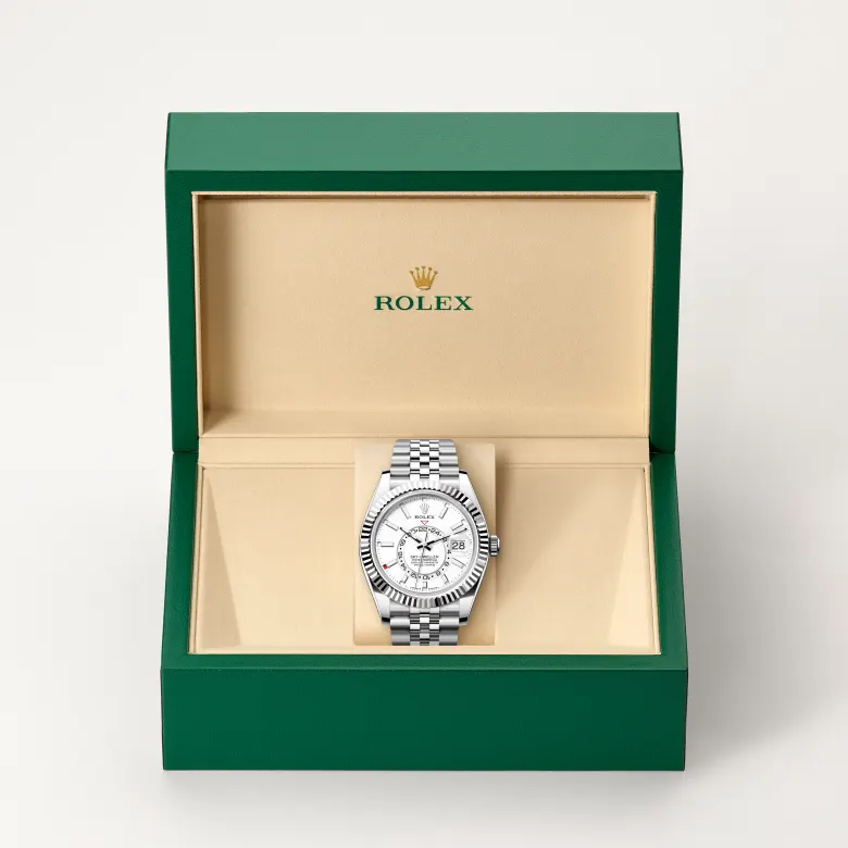 Rolex Sky-Dweller in Rolesor bianco (combinazione di acciaio Oystersteel e oro bianco), M336934-0004 - Verga 1947