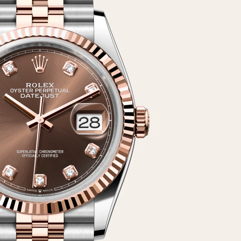 Rolex Datejust in Everose Rolesor - combination of Oystersteel and Everose gold, M126231-0053 - Verga 1947