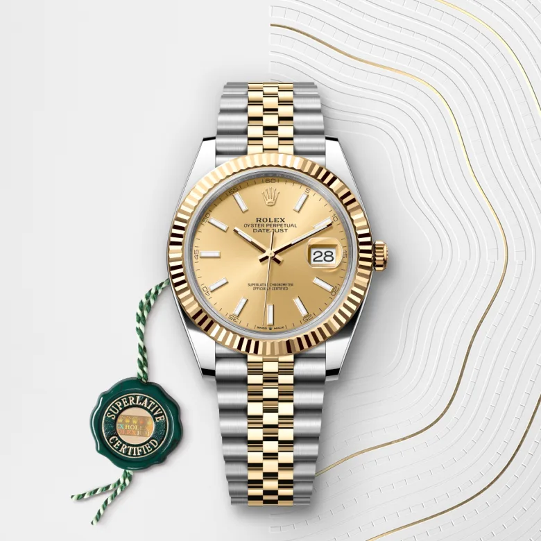 Rolex Datejust in Rolesor giallo (combinazione di acciaio Oystersteel e oro giallo), M126333-0010 - Verga 1947