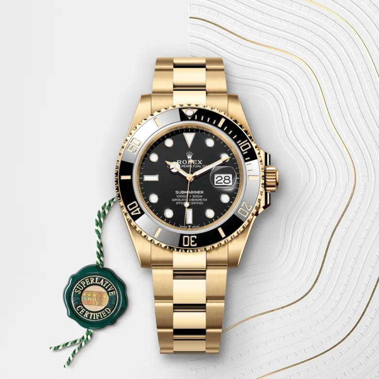 Rolex Submariner in Oro giallo 18 ct, M126618LN-0002 - Verga 1947