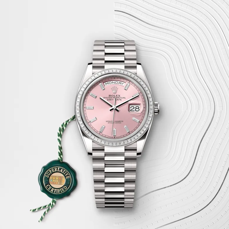 Rolex Day-Date in Oro bianco 18 ct, M128399TBR-0029 - Verga 1947
