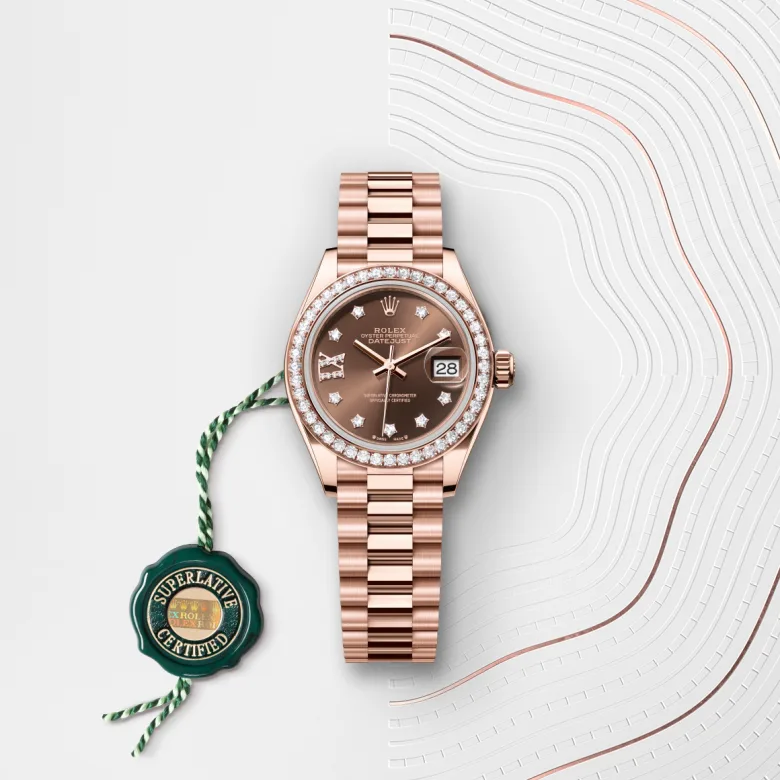Rolex Lady-Datejust in Oro Everose 18 ct, M279135RBR-0001 - Verga 1947