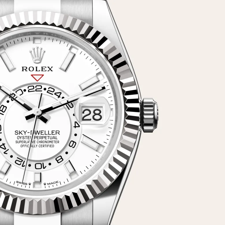 Rolex Sky-Dweller in Rolesor bianco (combinazione di acciaio Oystersteel e oro bianco), M336934-0003 - Verga 1947