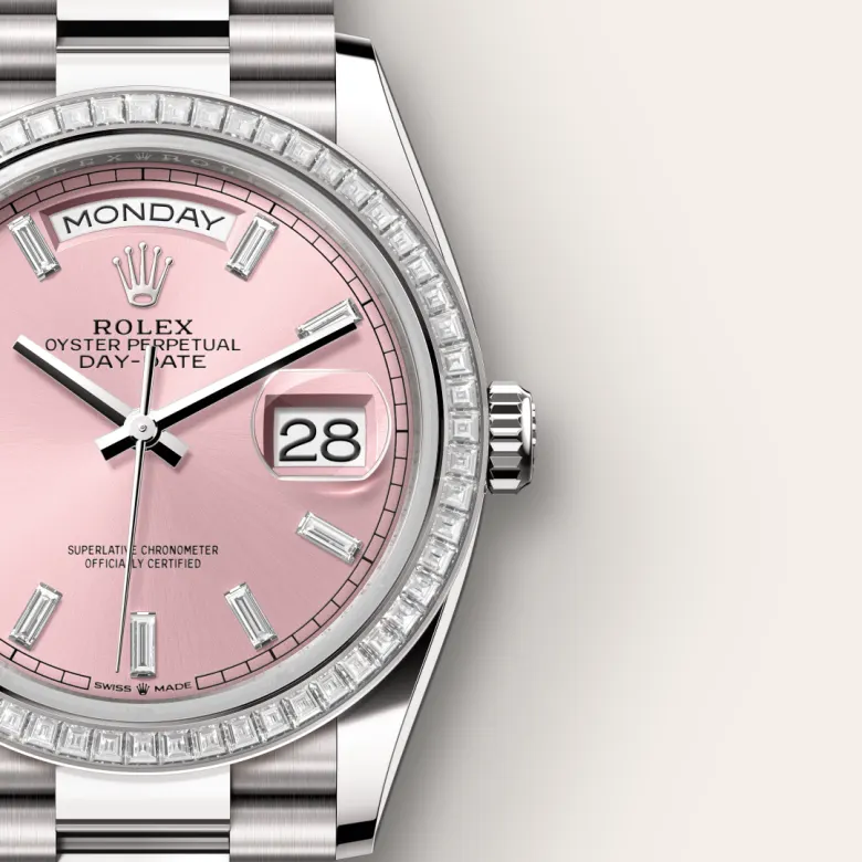 Rolex Day-Date in Oro bianco 18 ct, M128399TBR-0029 - Verga 1947