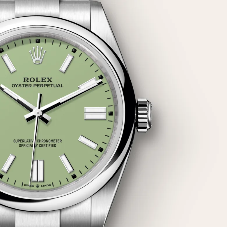 Rolex Oyster Perpetual in Oystersteel, M134300-0006 - Verga 1947