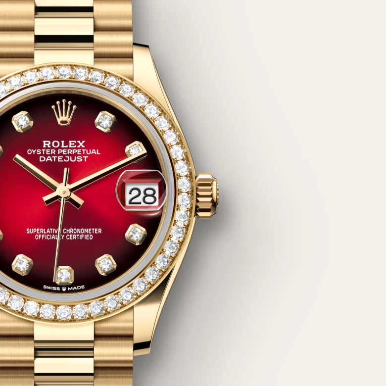 Rolex Datejust in 18 ct yellow gold, M278288RBR-0041 - Verga 1947