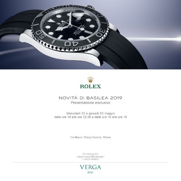 Presentazione esclusiva delle novità Rolex