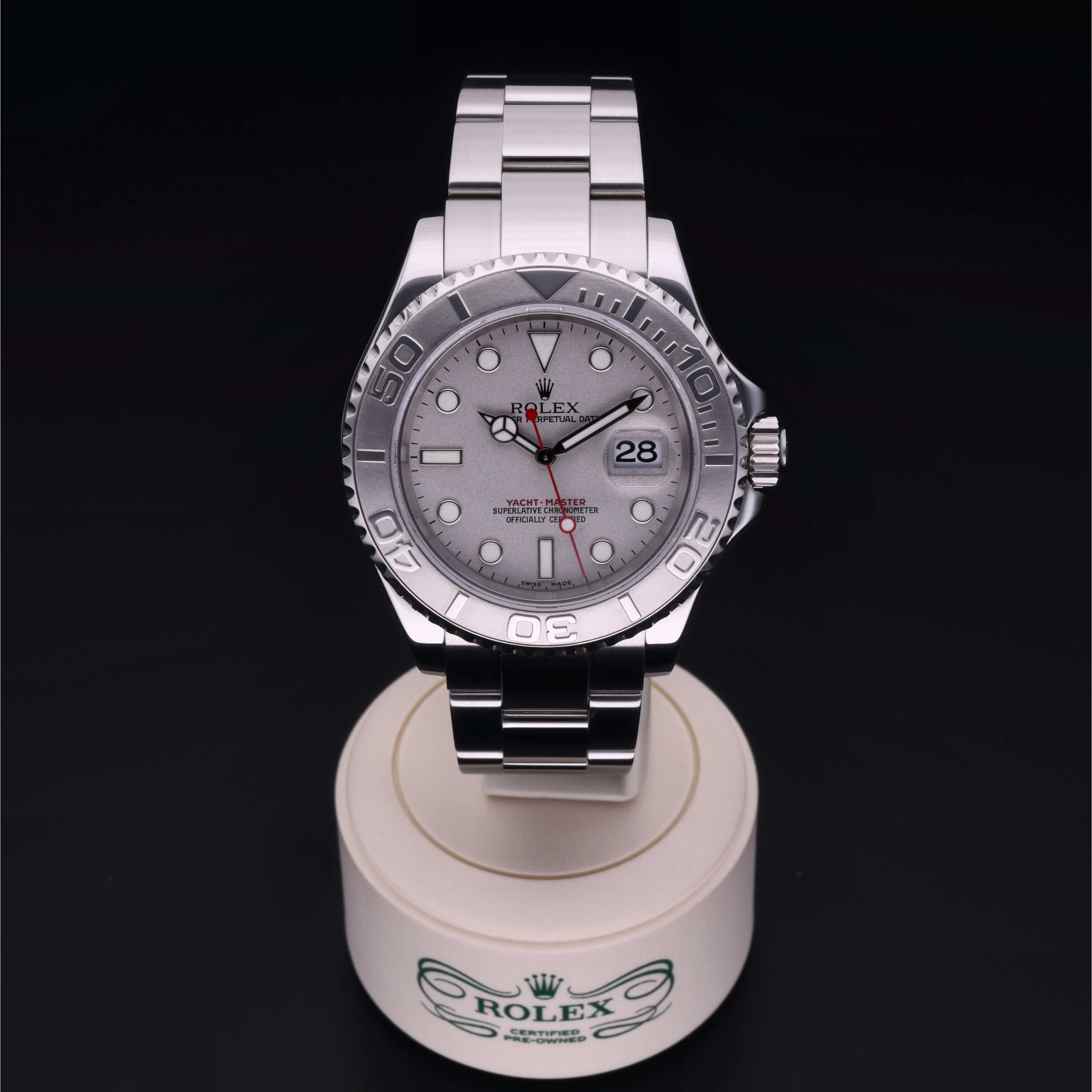 Rolex Certified Pre-Owned Oyster Perpetual 40 in Rolesium Platinum, 16622 | Verga 1947