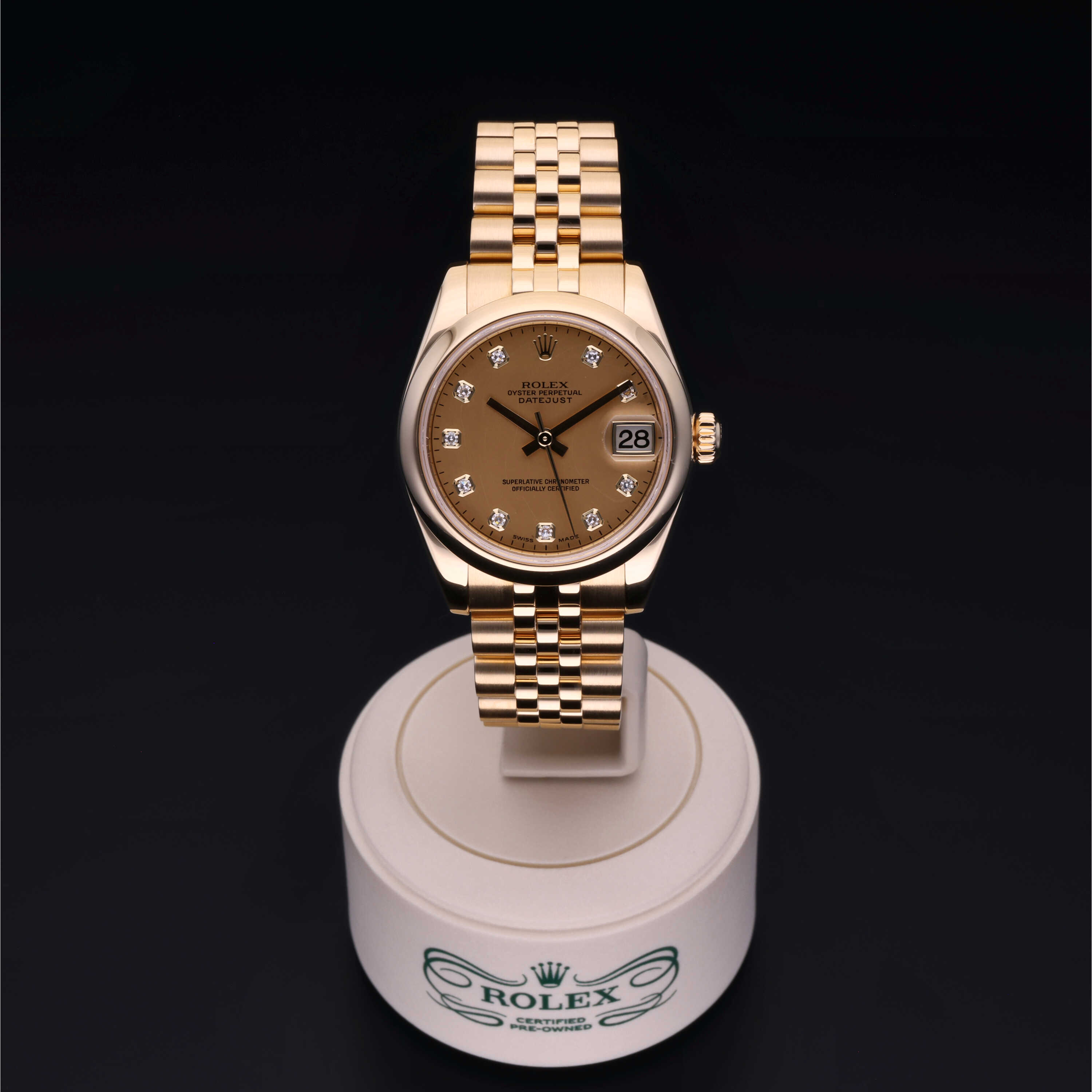 Rolex Certified Pre-Owned  31 in Gold 18 Carat Yellow, 178248 | Verga 1947