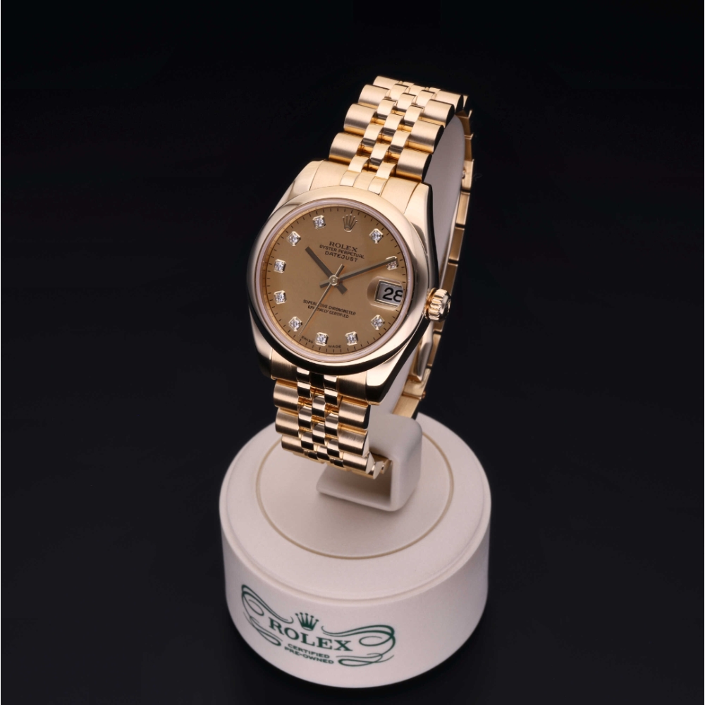 Rolex Certified Pre-Owned  31 in Gold 18 Carat Yellow, 178248 | Verga 1947