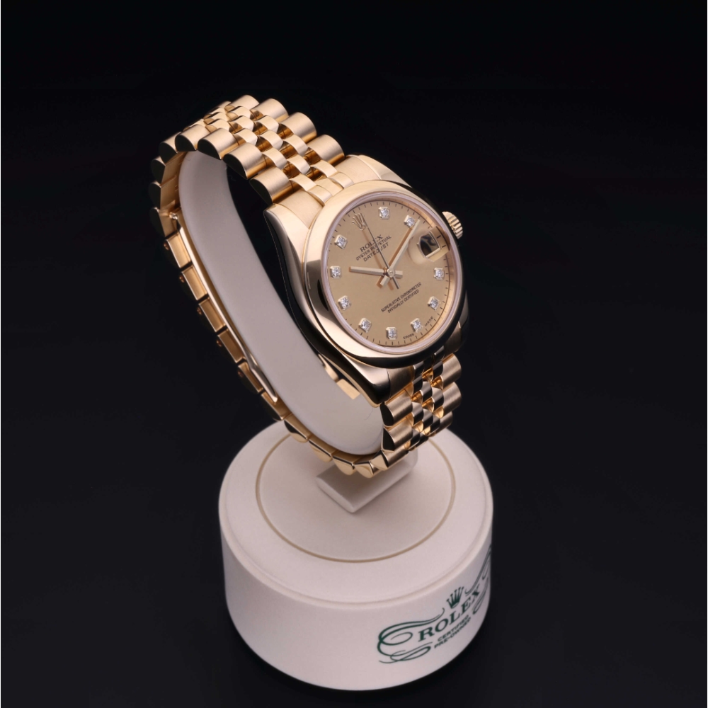 Rolex Certified Pre-Owned  31 in Gold 18 Carat Yellow, 178248 | Verga 1947