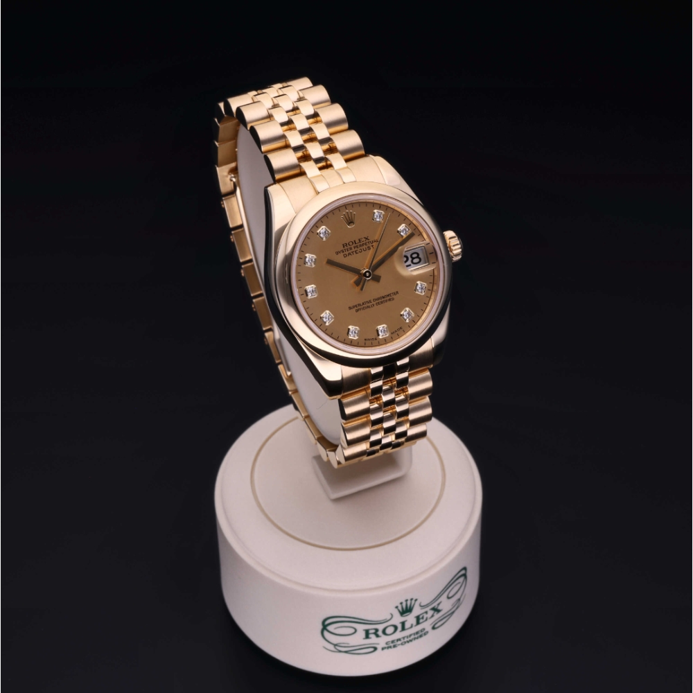 Rolex Certified Pre-Owned  31 in Gold 18 Carat Yellow, 178248 | Verga 1947