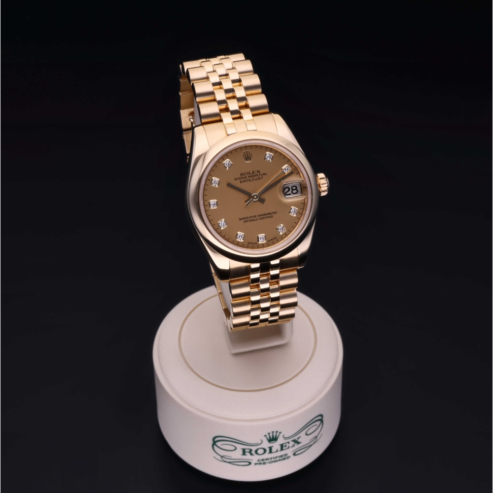 Rolex Certified Pre-Owned  31 in Gold 18 Carat Yellow, 178248 | Verga 1947