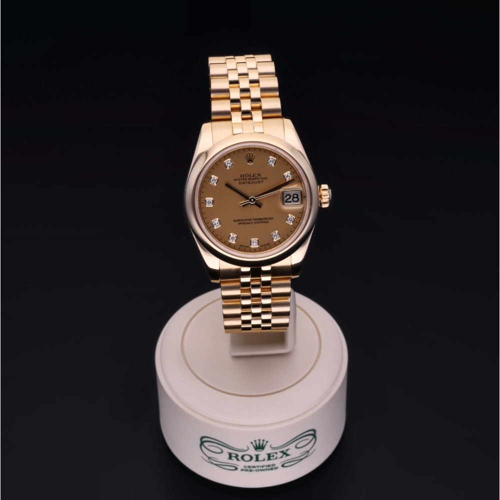Rolex Certified Pre-Owned  31 in Gold 18 Carat Yellow, 178248 | Verga 1947