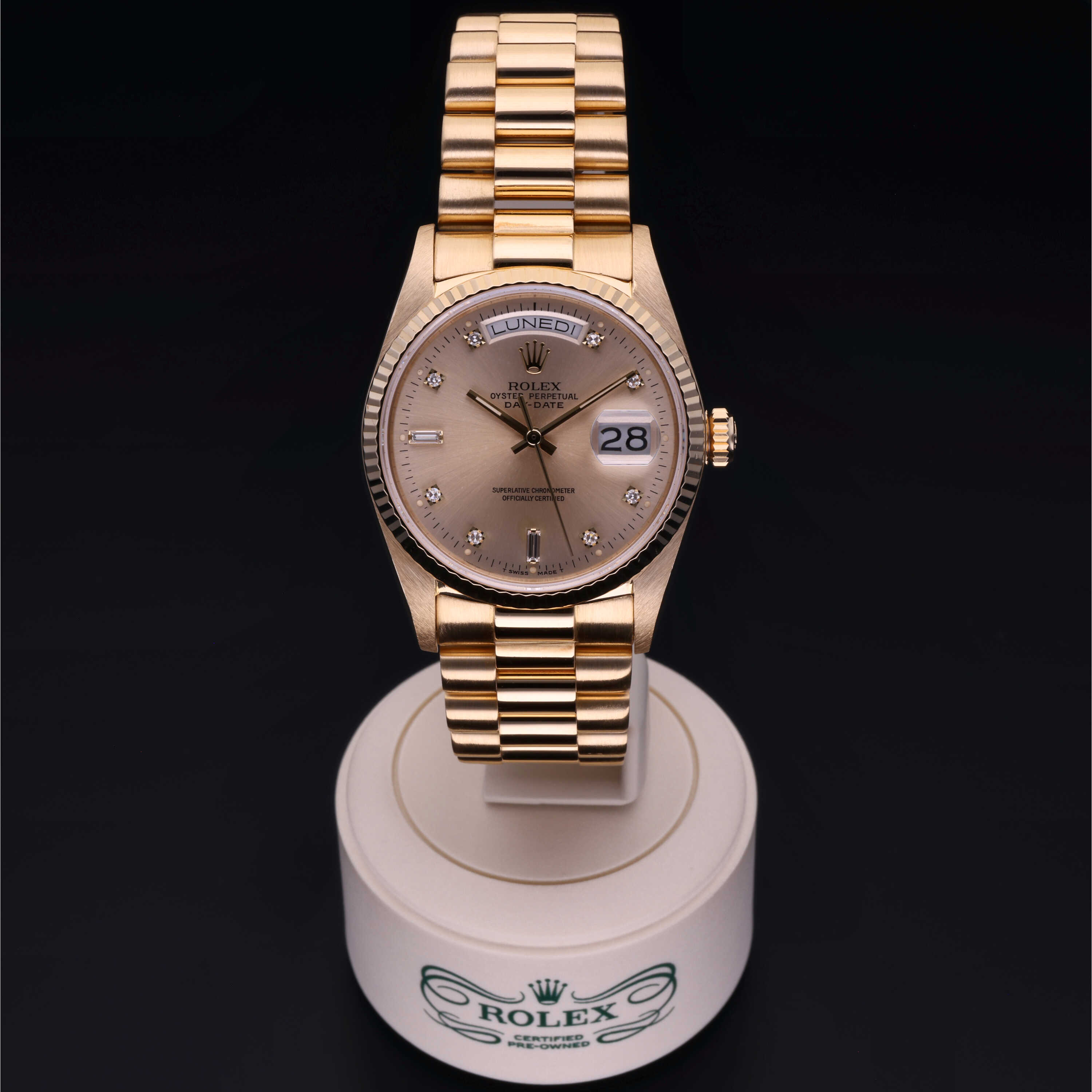 Rolex Certified Pre-Owned  36 in Gold 18 Carat Yellow, 18038 | Verga 1947