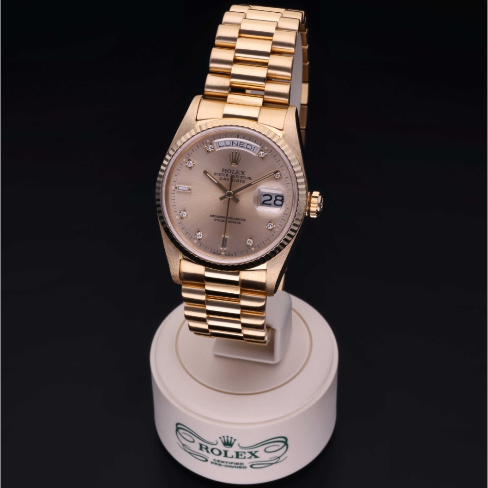 Rolex Certified Pre-Owned  36 in Gold 18 Carat Yellow, 18038 | Verga 1947