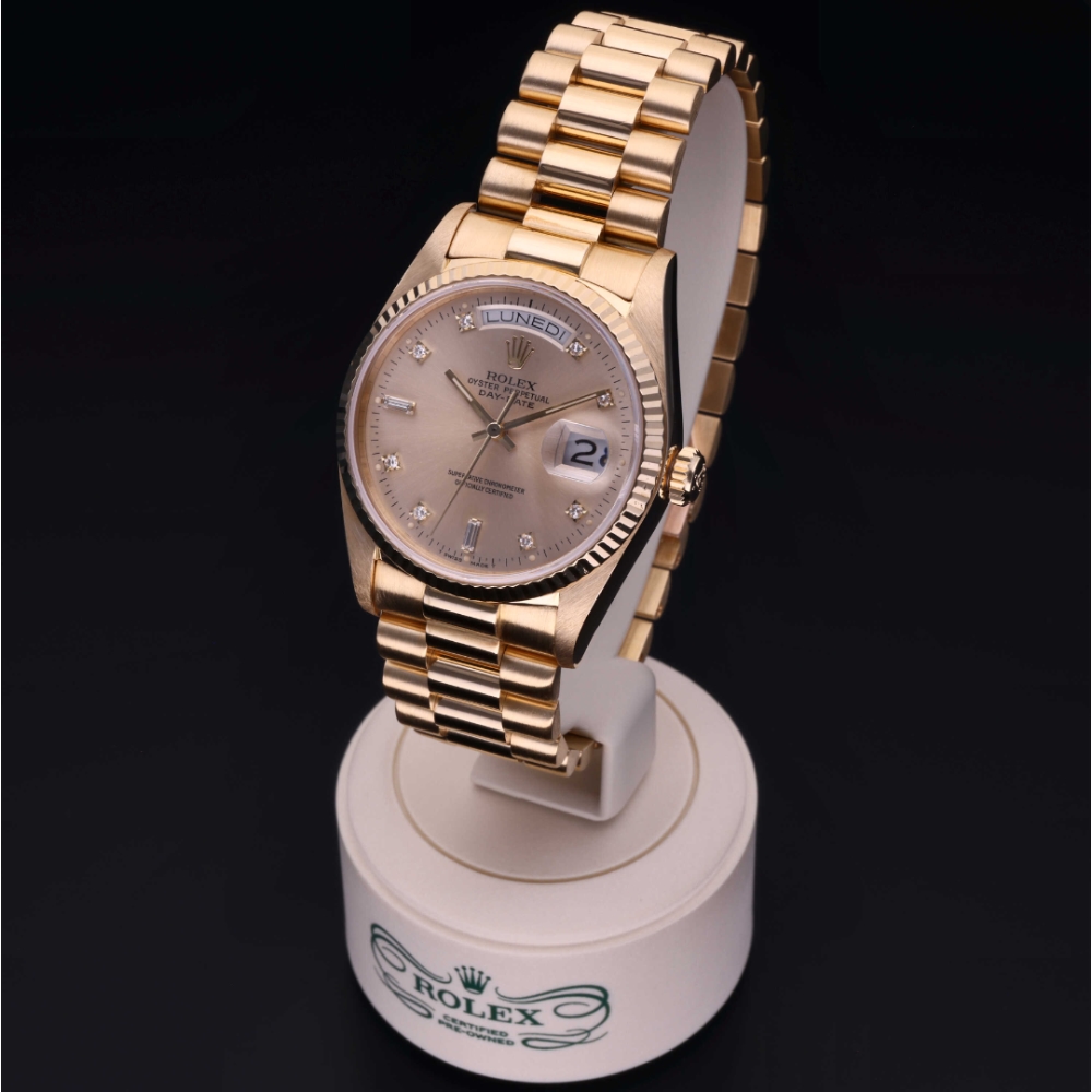 Rolex Certified Pre-Owned  36 in Gold 18 Carat Yellow, 18038 | Verga 1947