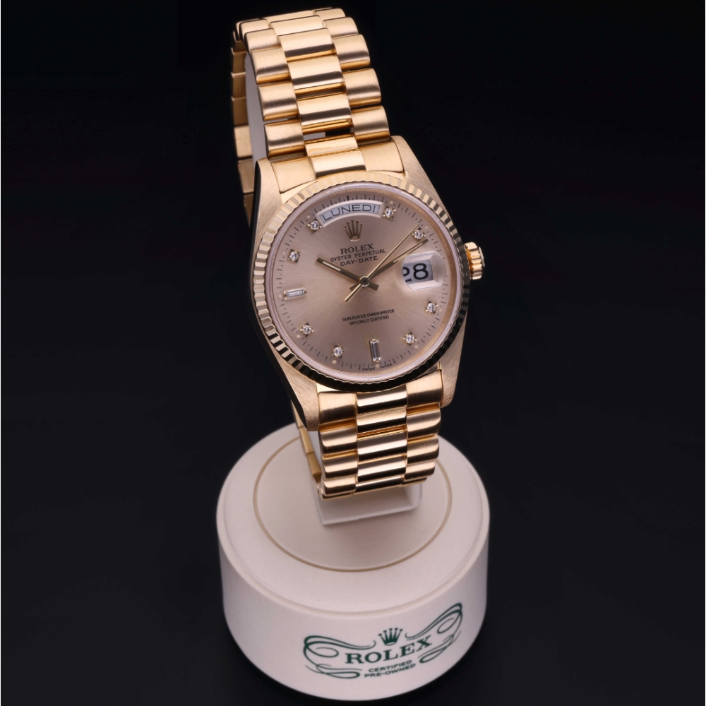 Rolex Certified Pre-Owned  36 in Gold 18 Carat Yellow, 18038 | Verga 1947