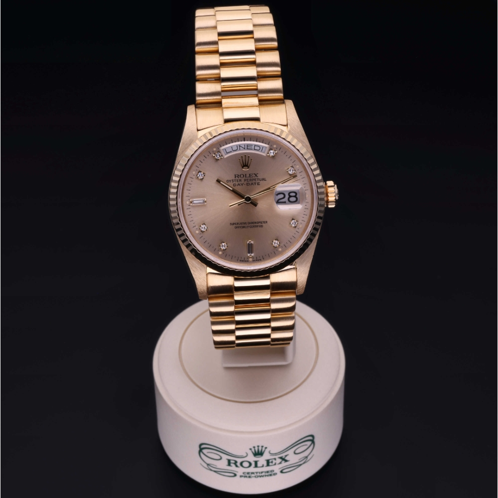 Rolex Certified Pre-Owned  36 in Gold 18 Carat Yellow, 18038 | Verga 1947