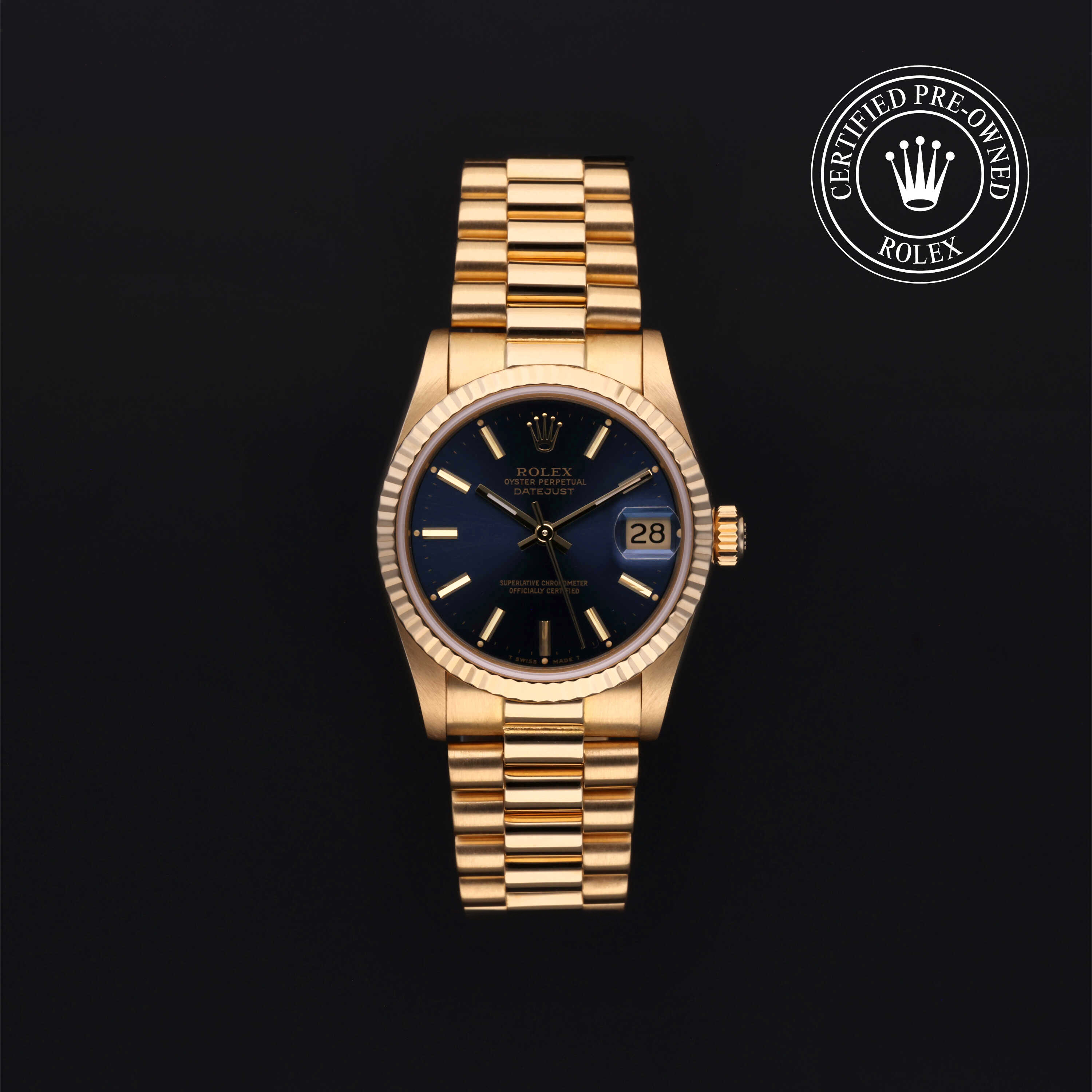 Rolex Certified Pre-Owned Oyster Perpetual 31 in Oro 18 CT.G, 68278 | Verga 1947