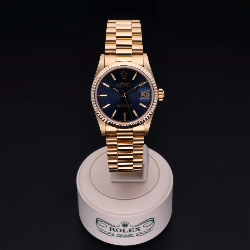 Rolex Certified Pre-Owned Oyster Perpetual 31 in Oro 18 CT.G, 68278 | Verga 1947