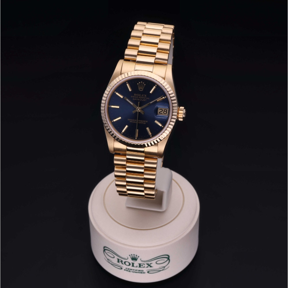 Rolex Certified Pre-Owned Oyster Perpetual 31 in Oro 18 CT.G, 68278 | Verga 1947