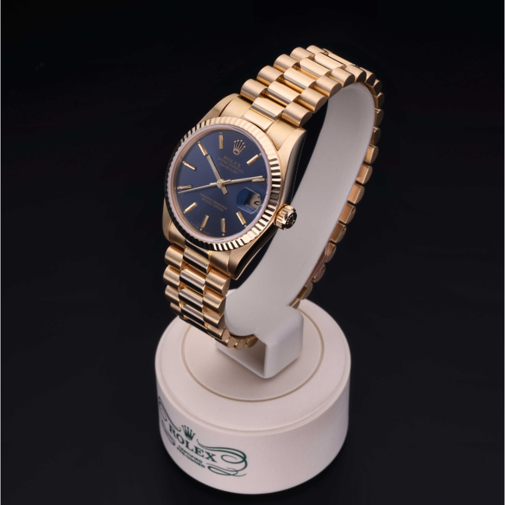 Rolex Certified Pre-Owned Oyster Perpetual 31 in Oro 18 CT.G, 68278 | Verga 1947