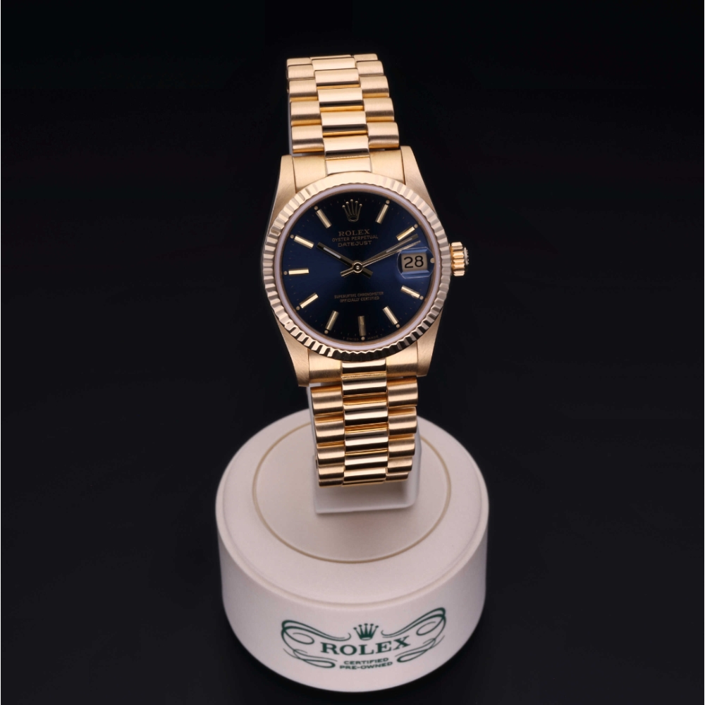 Rolex Certified Pre-Owned Oyster Perpetual 31 in Oro 18 CT.G, 68278 | Verga 1947
