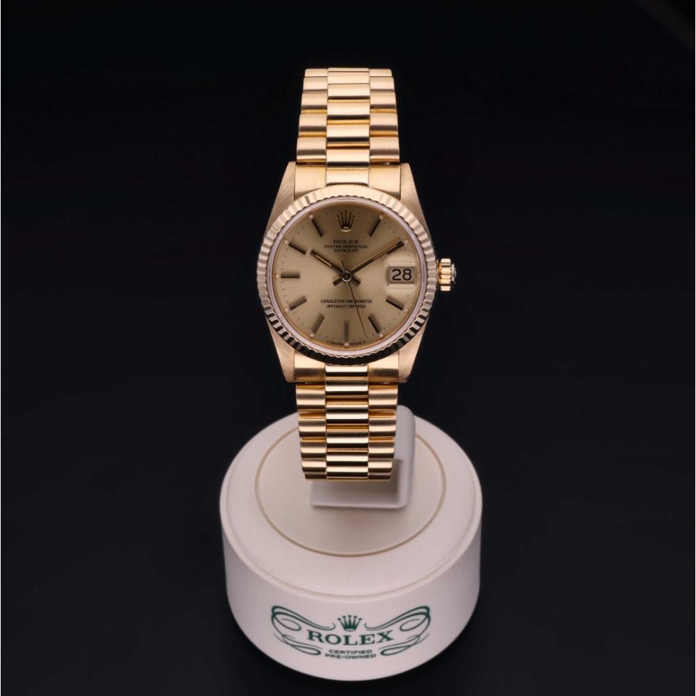 Rolex Certified Pre-Owned  31 in Oro 18 CT.G, 68278 | Verga 1947