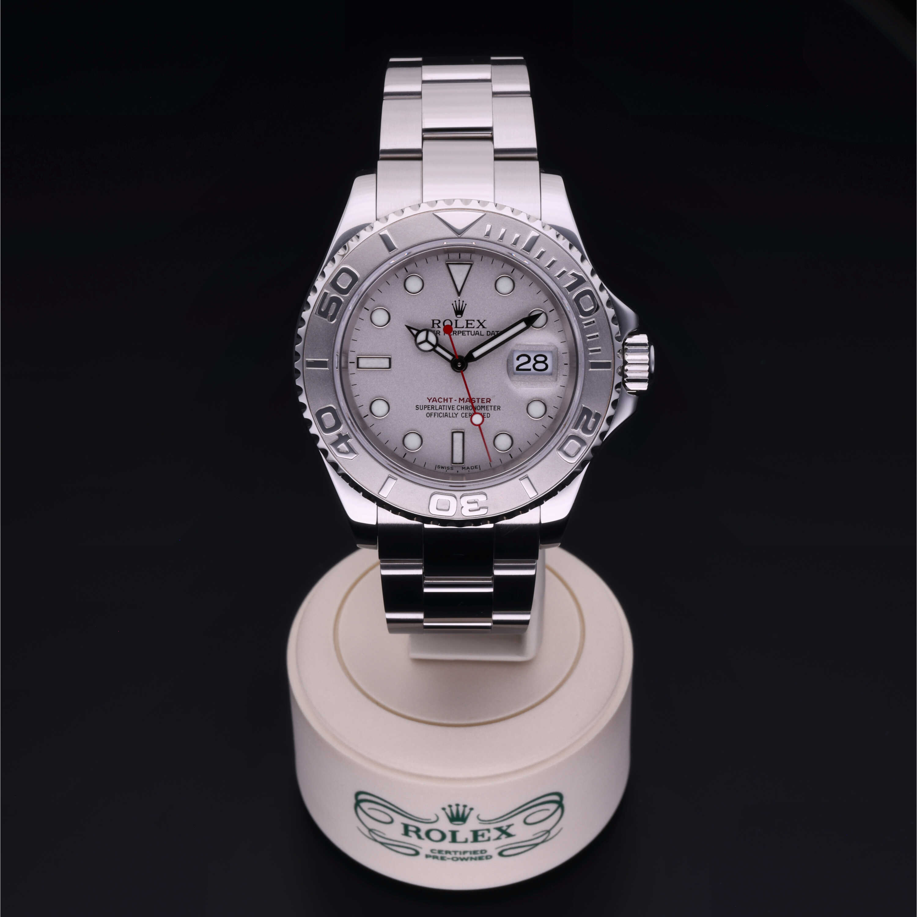 Rolex Certified Pre-Owned Oyster Perpetual 40 in Rolesium Platinum, 16622 | Verga 1947