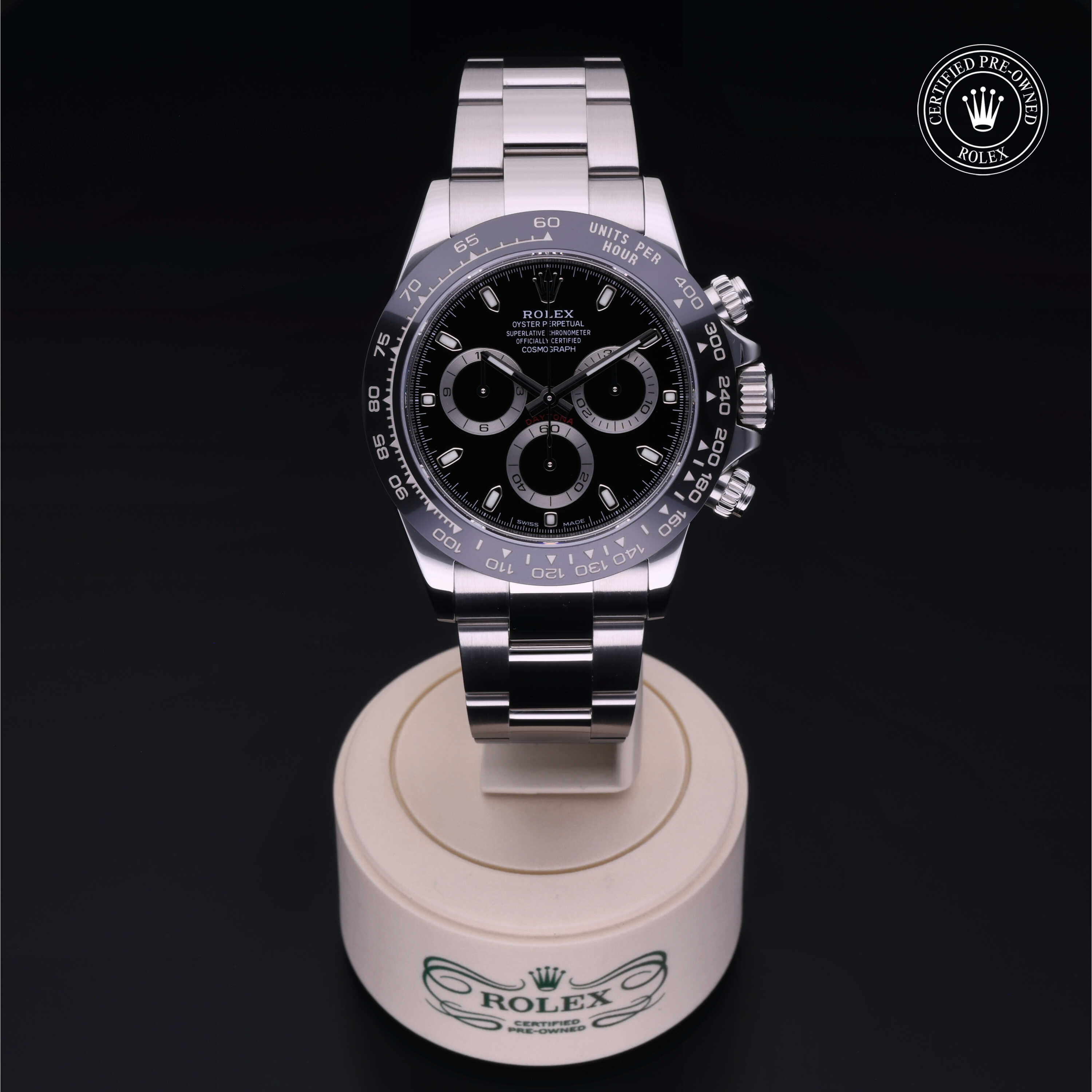 Rolex Certified Pre-Owned Oyster Perpetual 40 in Steel, 116500LN | Verga 1947