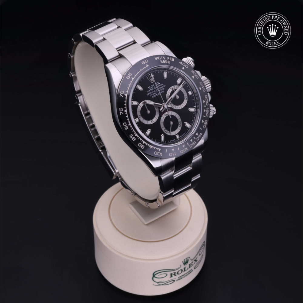 Rolex Certified Pre-Owned Oyster Perpetual 40 in Steel, 116500LN | Verga 1947