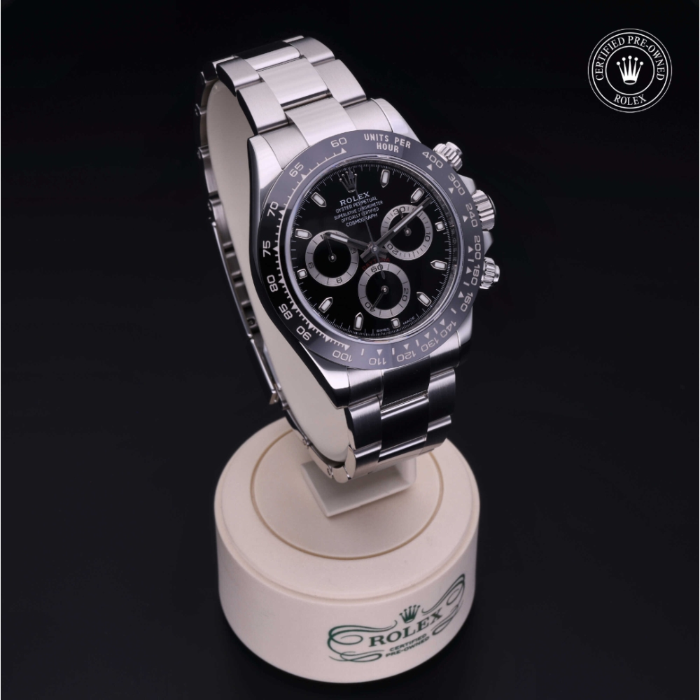 Rolex Certified Pre-Owned Oyster Perpetual 40 in Steel, 116500LN | Verga 1947