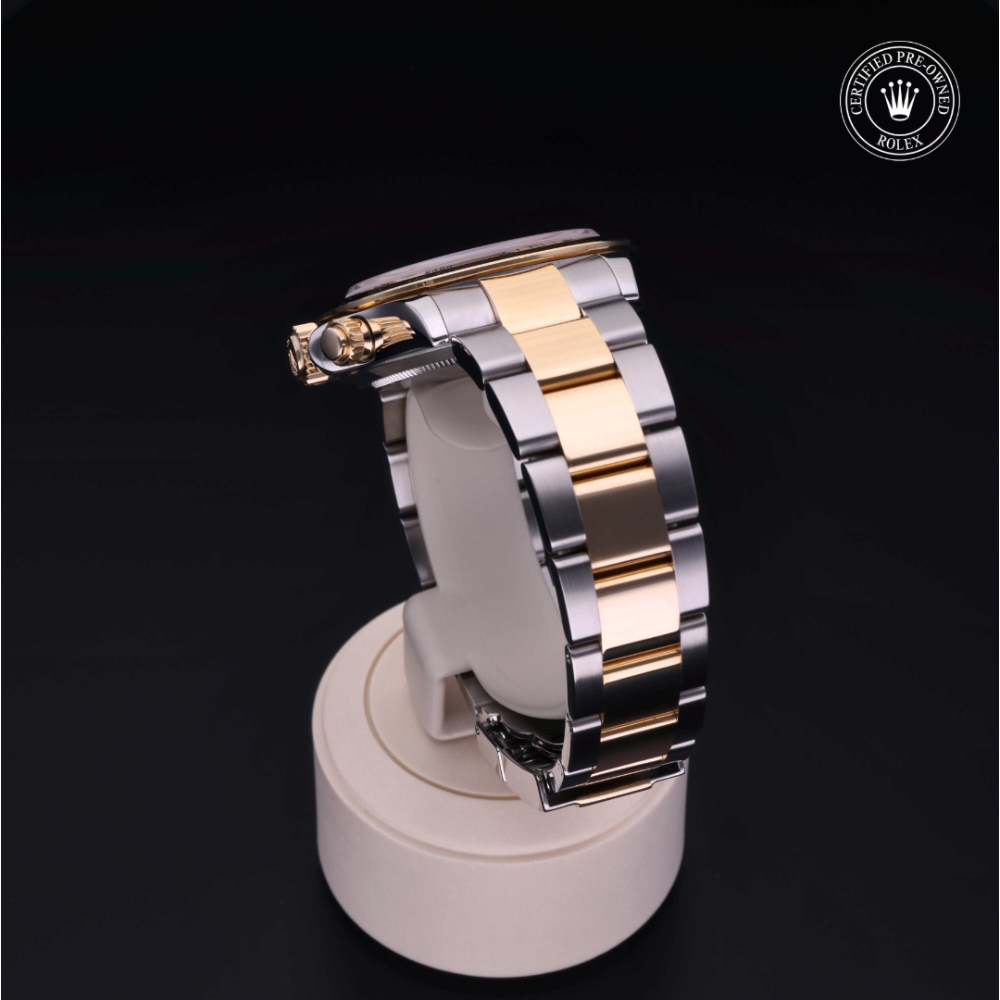 Rolex Certified Pre-Owned Oyster Perpetual 40 in Rolesor 18 Carat Yellow, 116523 | Verga 1947
