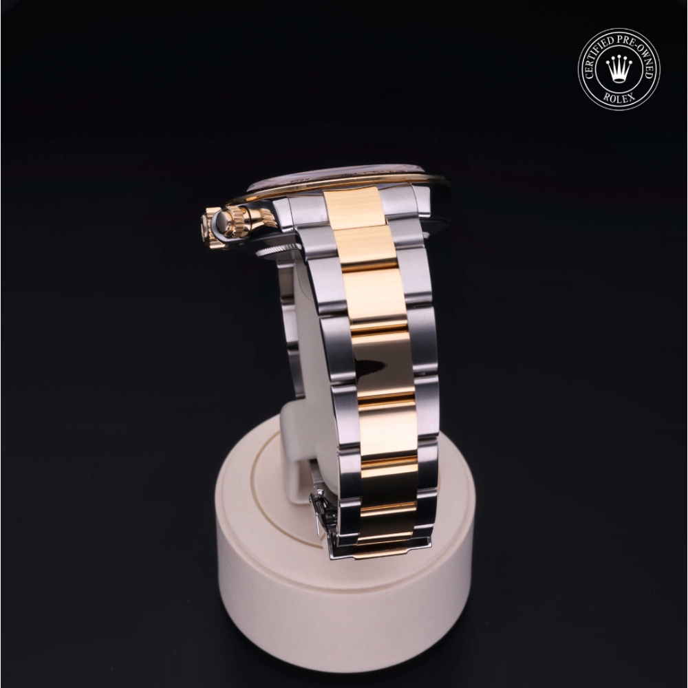 Rolex Certified Pre-Owned Oyster Perpetual 40 in Rolesor 18 Carat Yellow, 116523 | Verga 1947