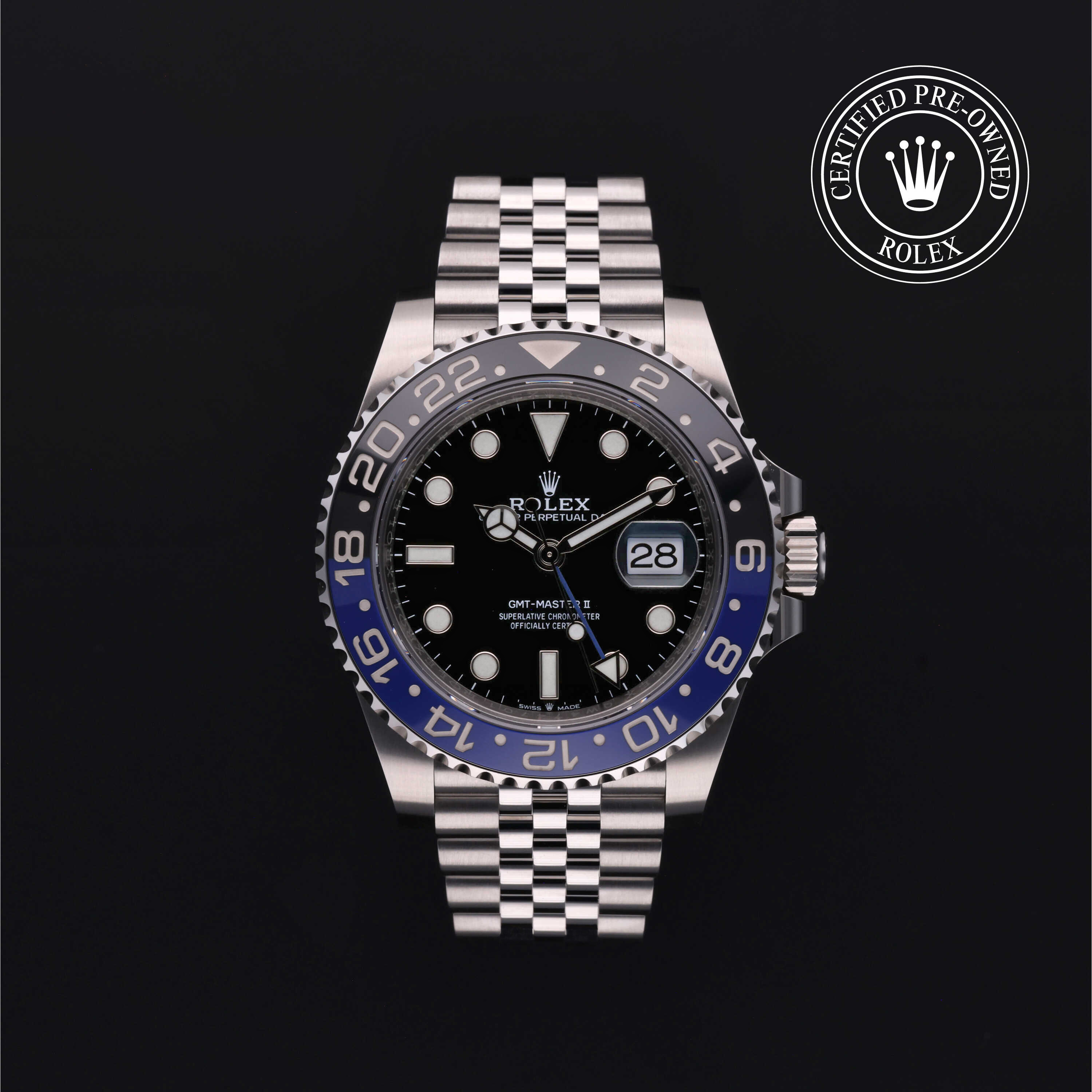 Rolex Certified Pre-Owned Oyster Perpetual 40 in Steel, 126710BLNR | Verga 1947