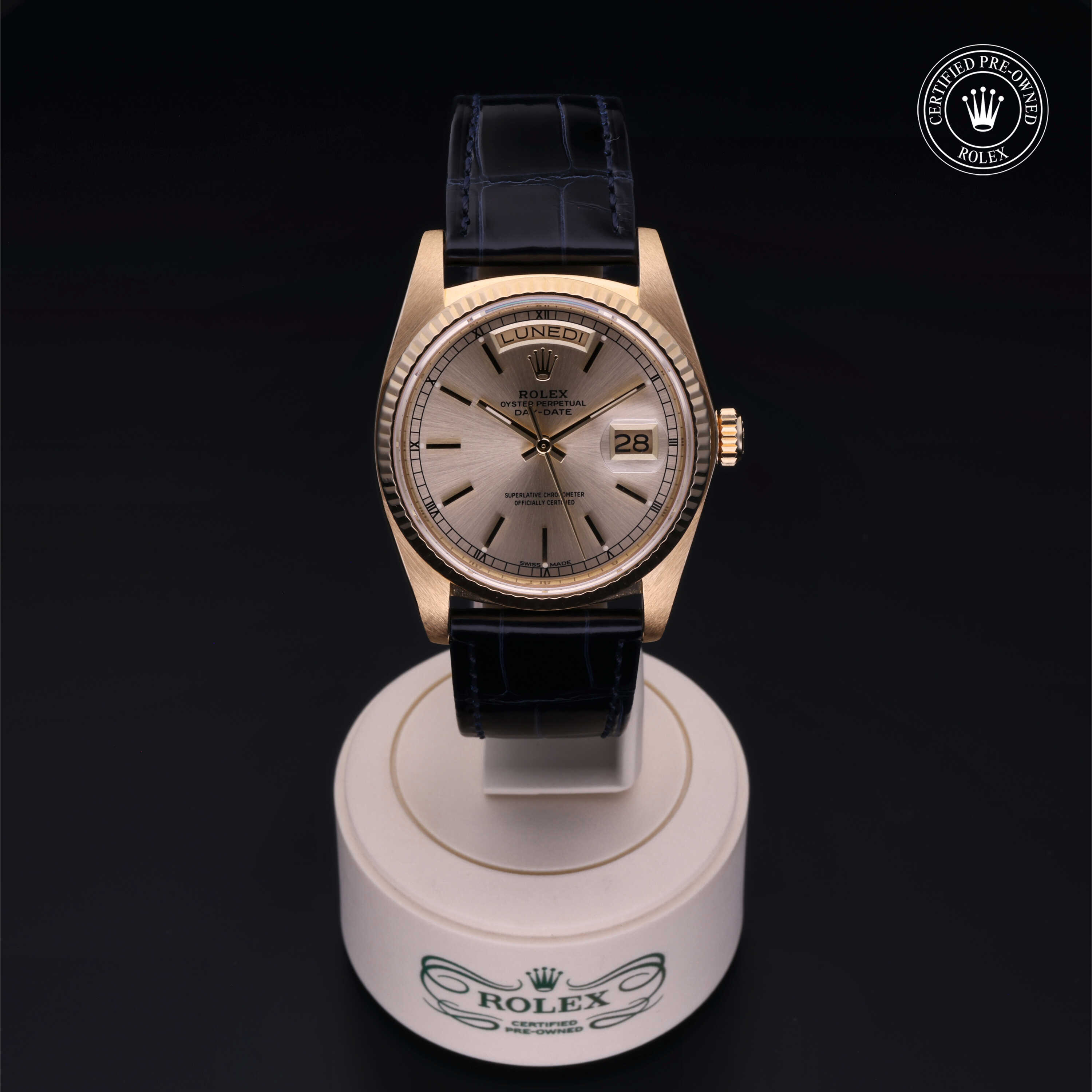 Rolex Certified Pre-Owned Oyster Perpetual 36 in Gold 18 Carat Yellow, 18038 | Verga 1947