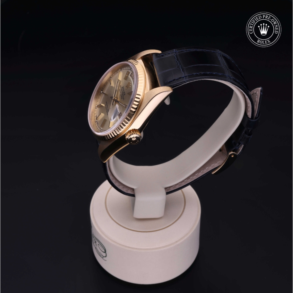 Rolex Certified Pre-Owned Oyster Perpetual 36 in Gold 18 Carat Yellow, 18038 | Verga 1947