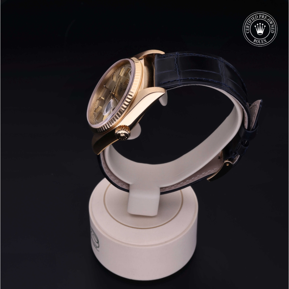Rolex Certified Pre-Owned Oyster Perpetual 36 in Gold 18 Carat Yellow, 18038 | Verga 1947