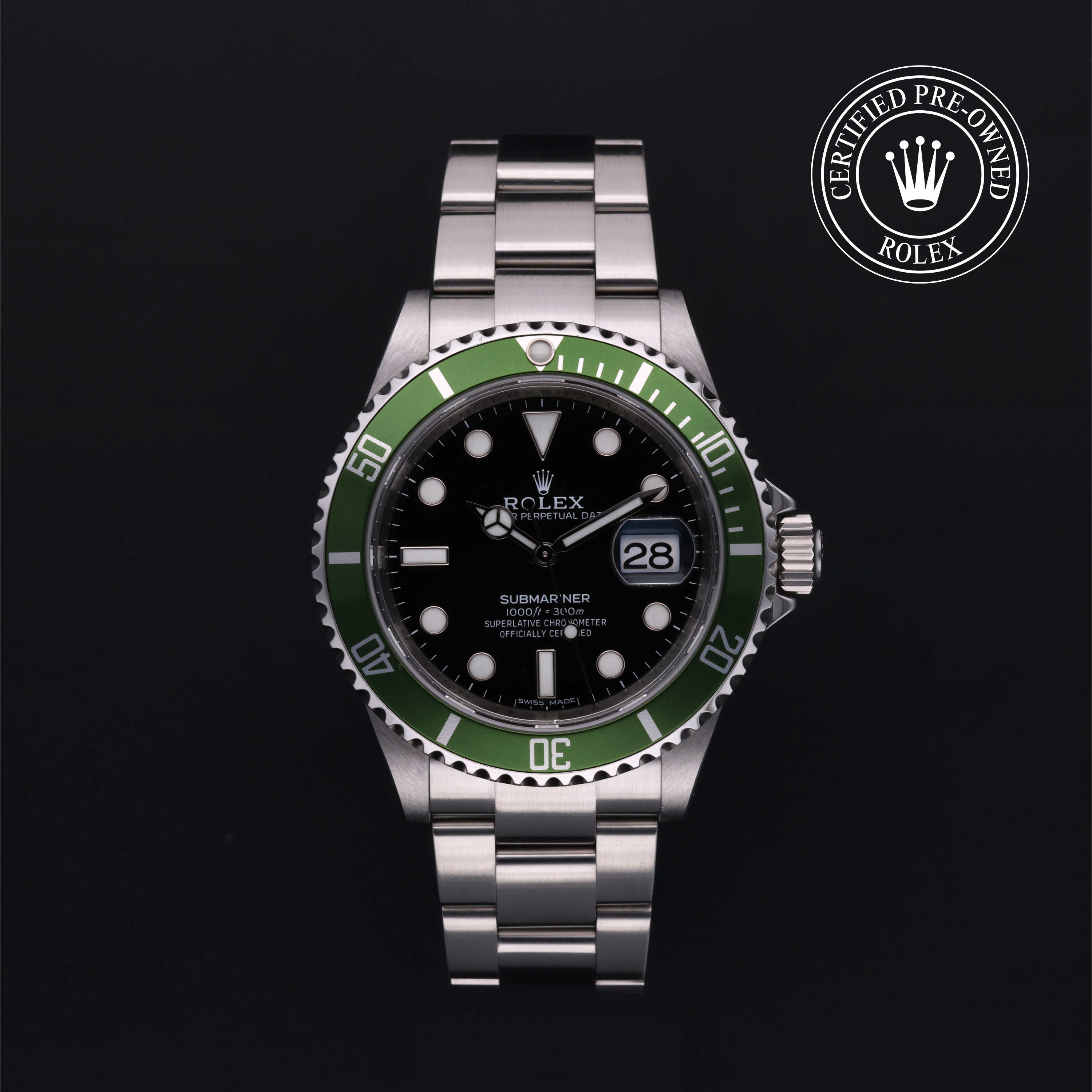 Rolex Certified Pre-Owned Oyster Perpetual 40 in Acciaio, 16610LV | Verga 1947