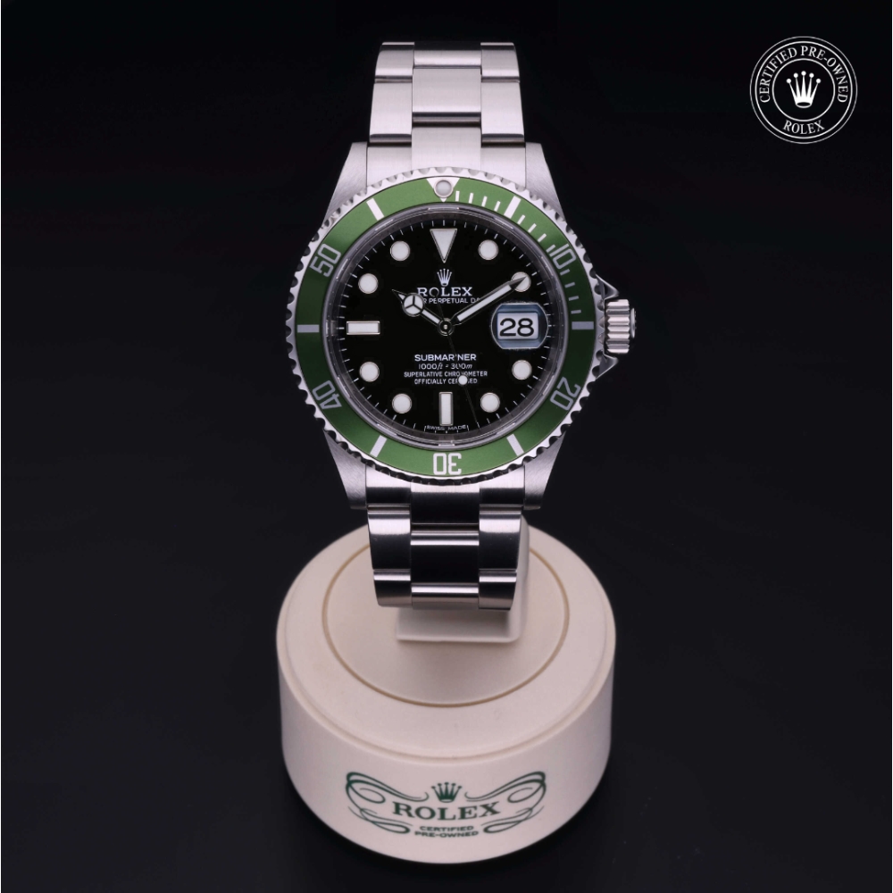 Rolex Certified Pre-Owned Oyster Perpetual 40 in Acciaio, 16610LV | Verga 1947