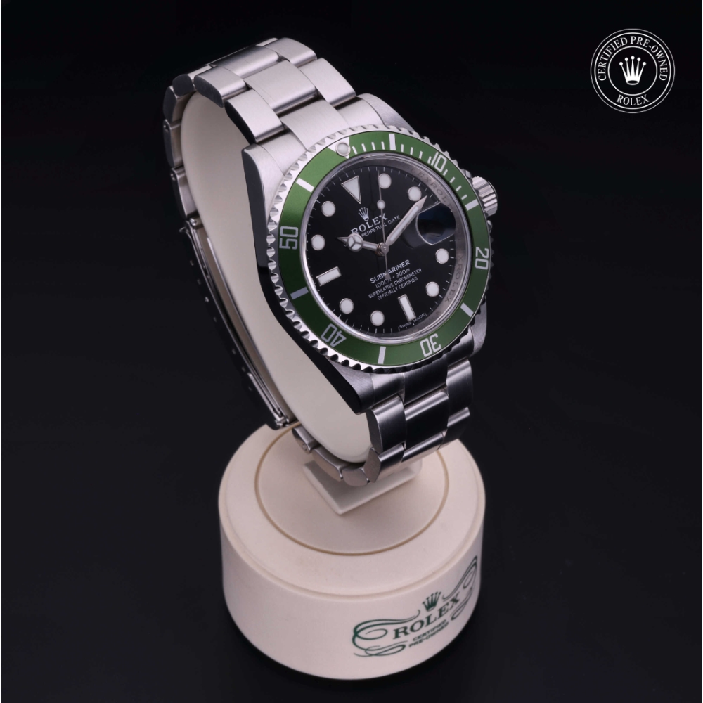 Rolex Certified Pre-Owned Oyster Perpetual 40 in Acciaio, 16610LV | Verga 1947