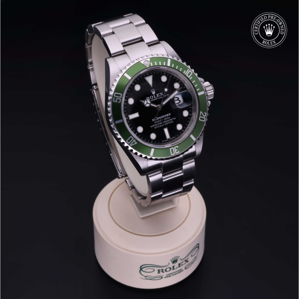 Rolex Certified Pre-Owned Oyster Perpetual 40 in Acciaio, 16610LV | Verga 1947