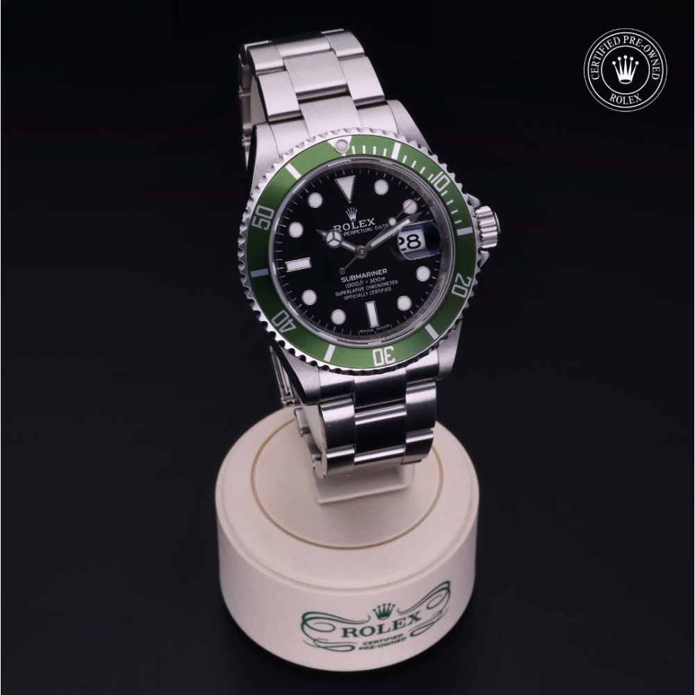 Rolex Certified Pre-Owned Oyster Perpetual 40 in Acciaio, 16610LV | Verga 1947