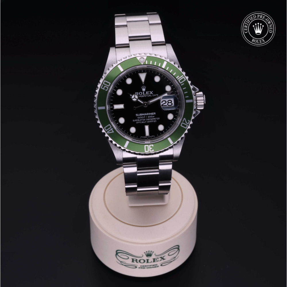 Rolex Certified Pre-Owned Oyster Perpetual 40 in Acciaio, 16610LV | Verga 1947