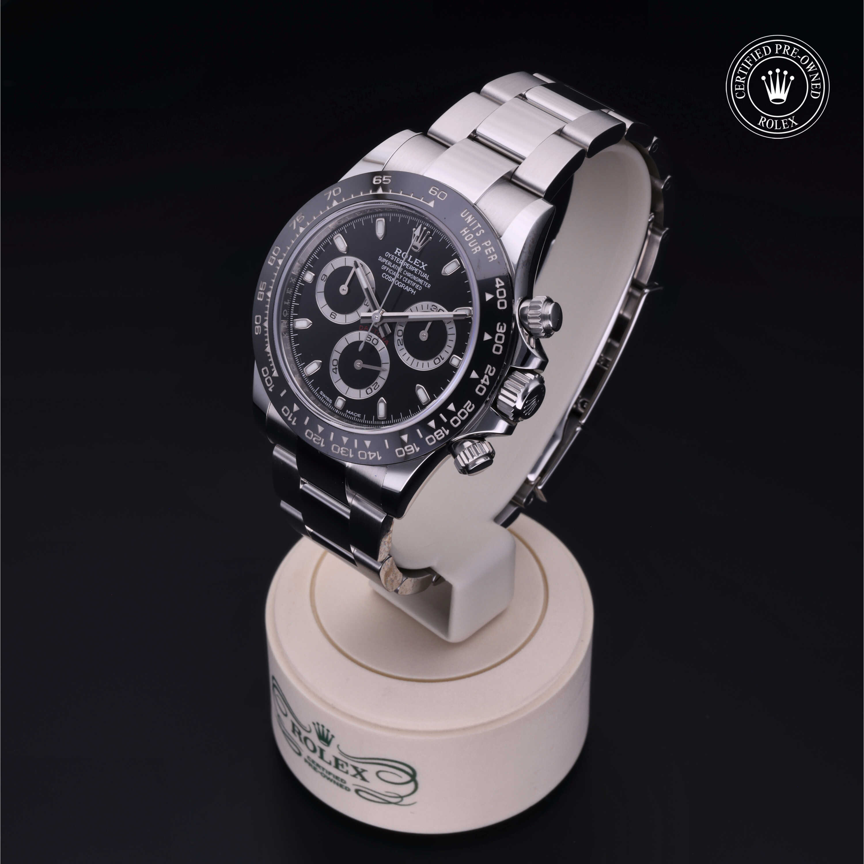 Rolex Certified Pre-Owned Oyster Perpetual 40 in Steel, 116500LN | Verga 1947